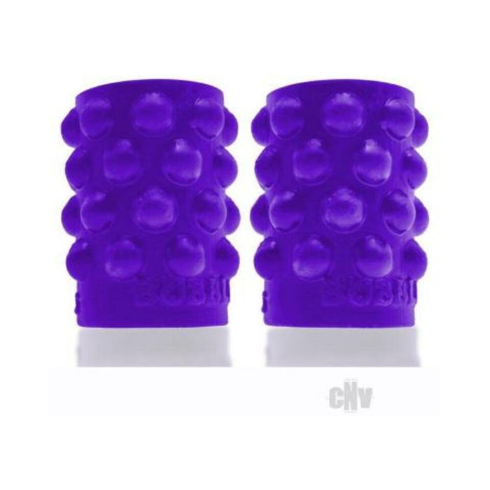 Oxballs Bubbles Nipsuckers Silicone Eggplant | cutebutkinky.com