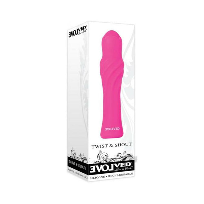 Evolved Twist & Shout Rechargeable Vibrator | cutebutkinky.com