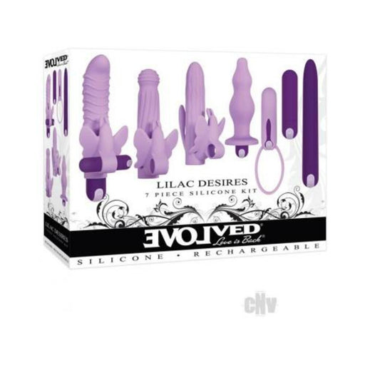 Evolved Lilac Desires 7-piece Kit Purple | cutebutkinky.com