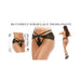 Barely B Butterfly Strap Thong Black | cutebutkinky.com
