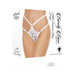 Barely Bare White Diamond Thong Panty White O/s | cutebutkinky.com