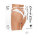 Barely Bare V-thong High-waist Panty White O/s | cutebutkinky.com