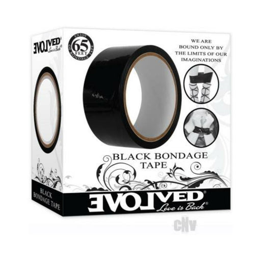 Evolved Bondage Tape 65 Ft. Black | cutebutkinky.com