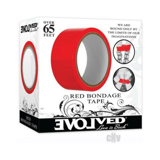 Evolved Bondage Tape 65 Ft. Red | cutebutkinky.com