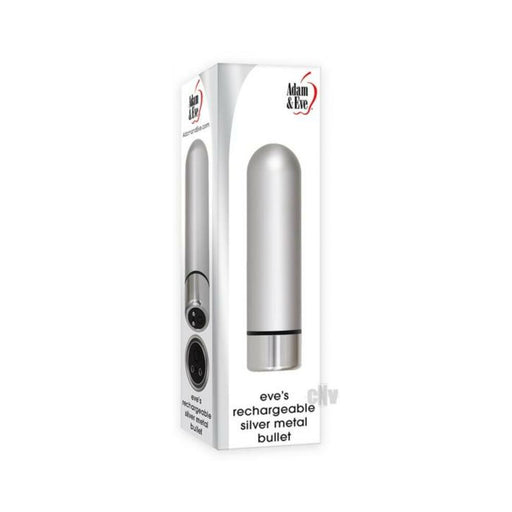 A&e Rechargeable Silver Metal Bullet | cutebutkinky.com