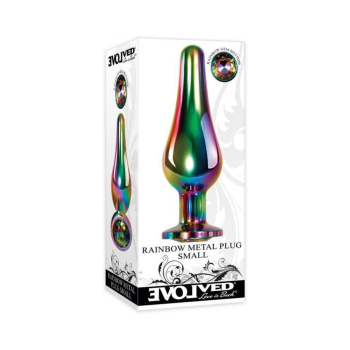 Evolved Rainbow Metal Plug Small | cutebutkinky.com