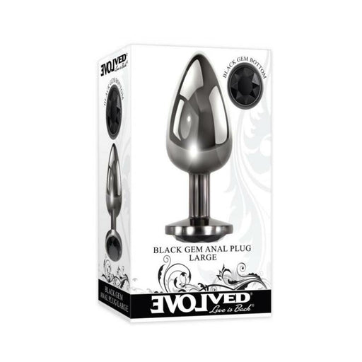 Evolved Black Gem Anal Plug Large | cutebutkinky.com