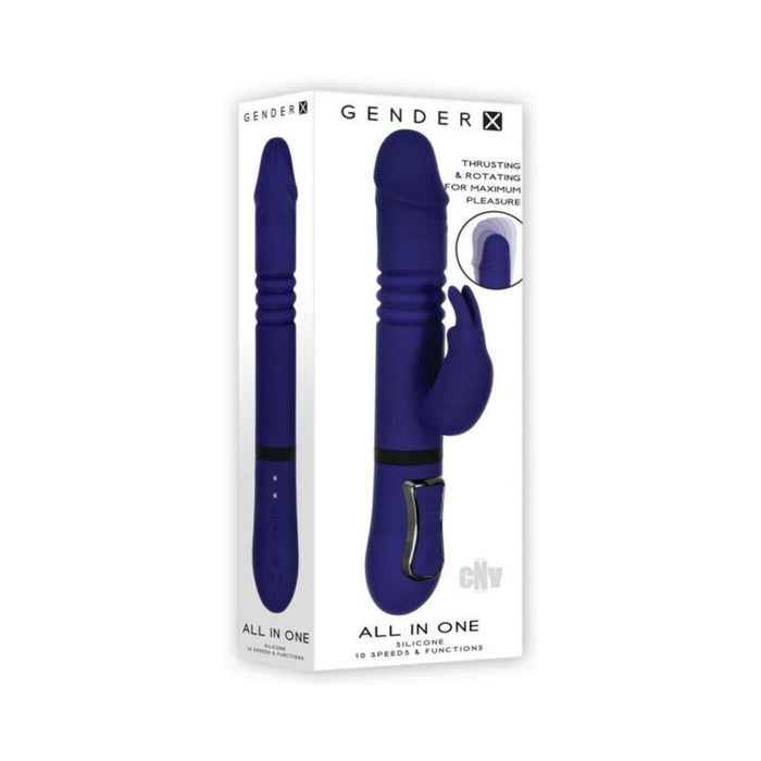 Gender X All In One Thrusting Rabbit Purple | cutebutkinky.com