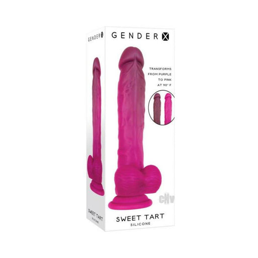 Gender X Sweet Tart Color-changing Dildo Burgundy/pink | cutebutkinky.com