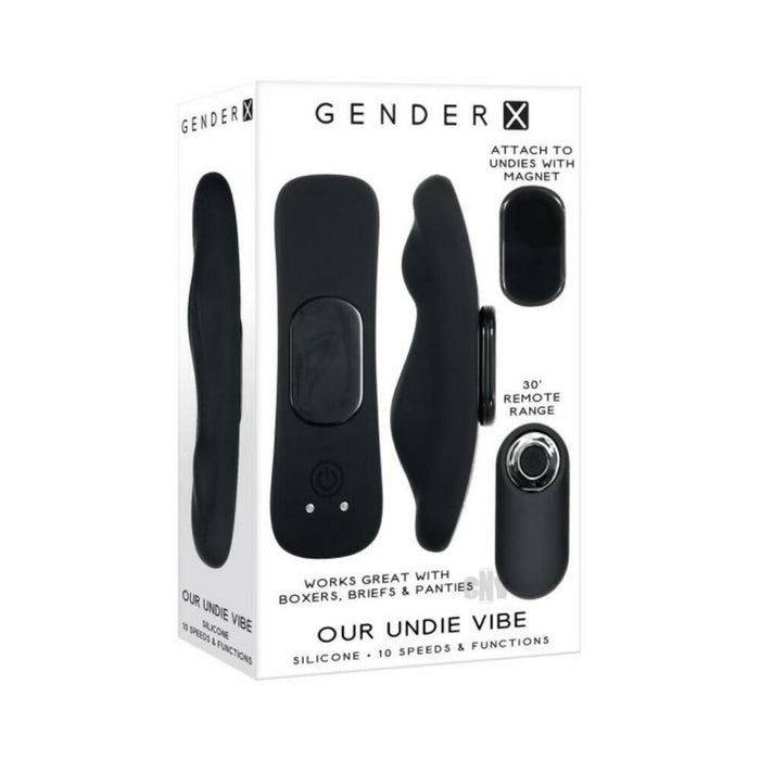 Gender X Our Undie Vibe Black | cutebutkinky.com