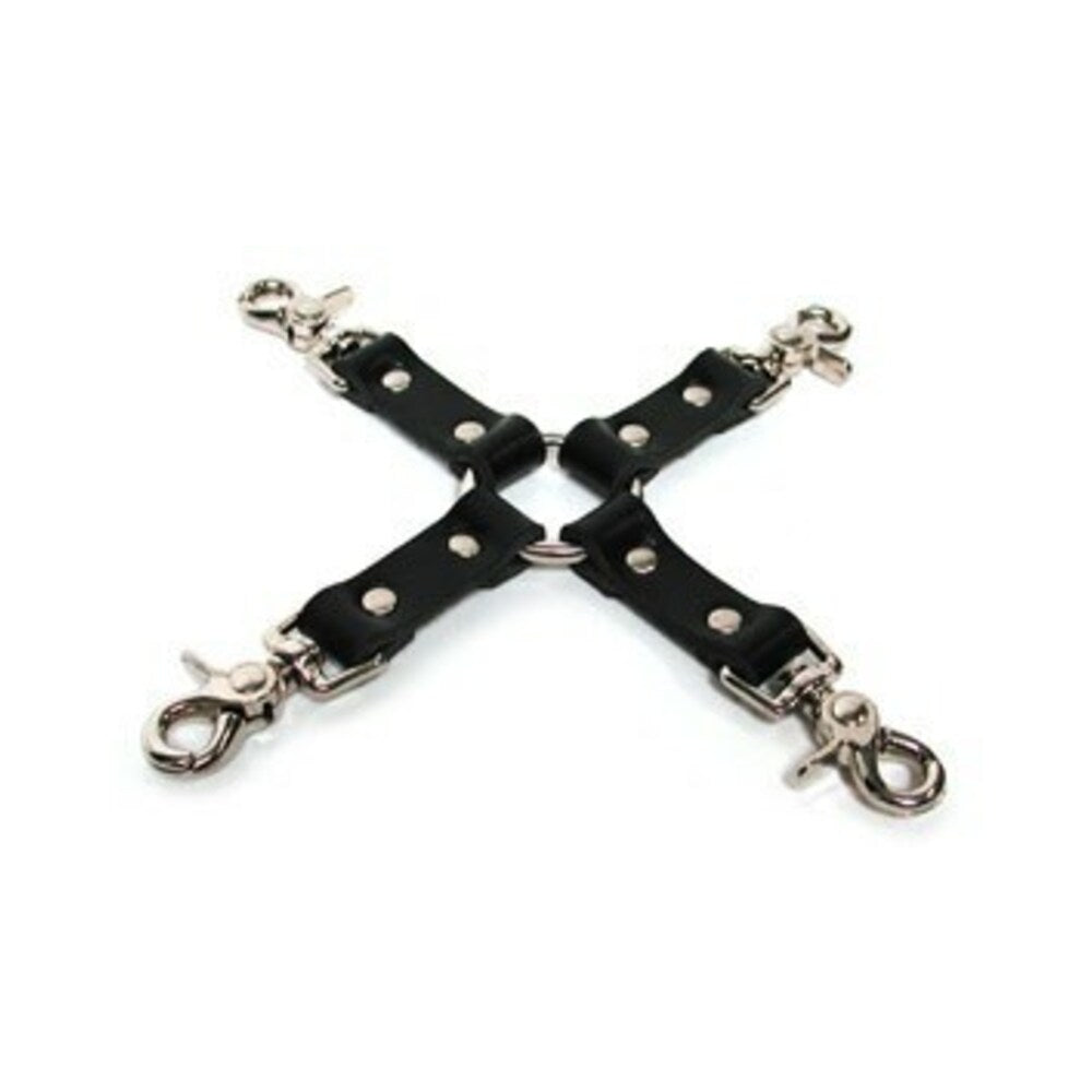 Hog Tie Leather Black | cutebutkinky.com