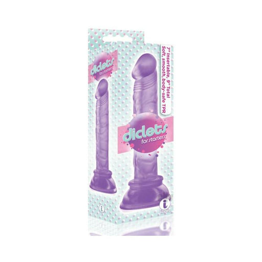The 9's Diclets 8" Jelly Tpr Dong Purple | cutebutkinky.com