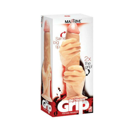 The 2 Fisted Grip Dildo | cutebutkinky.com