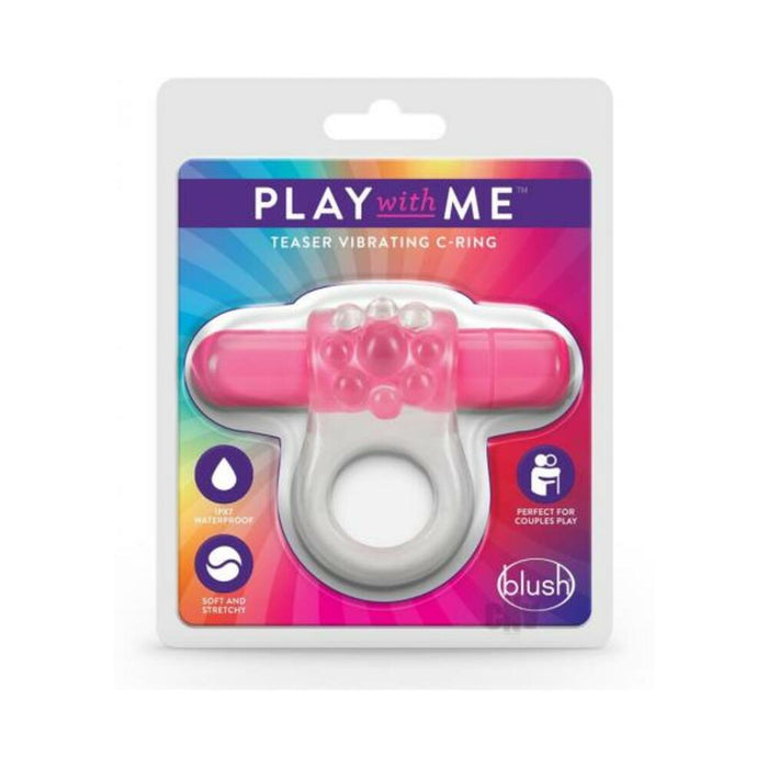 Play With Me  Teaser Vibrating C-ring  Pink | cutebutkinky.com