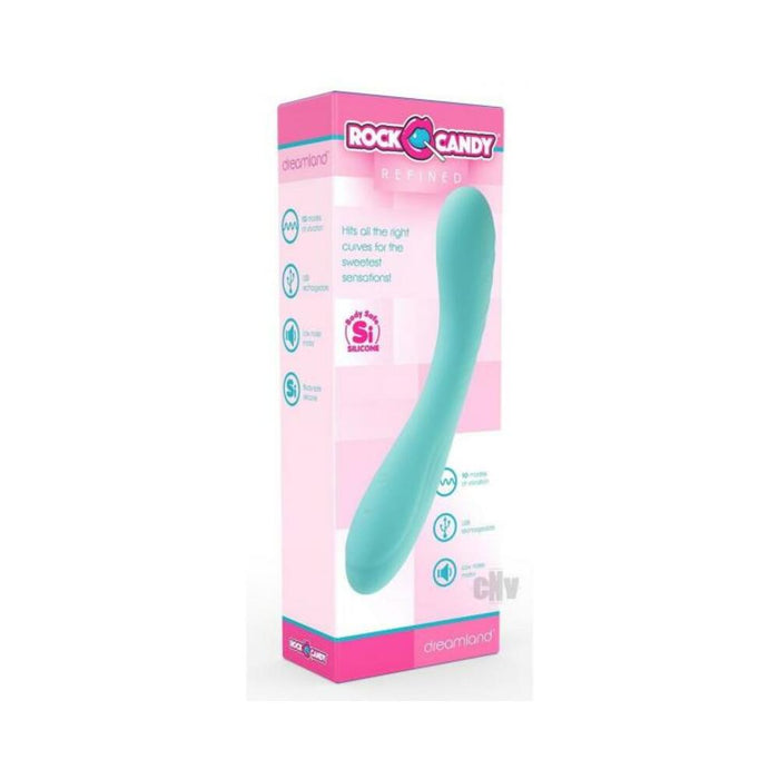 Refined Dreamland G-spot Vibrator Teal | cutebutkinky.com