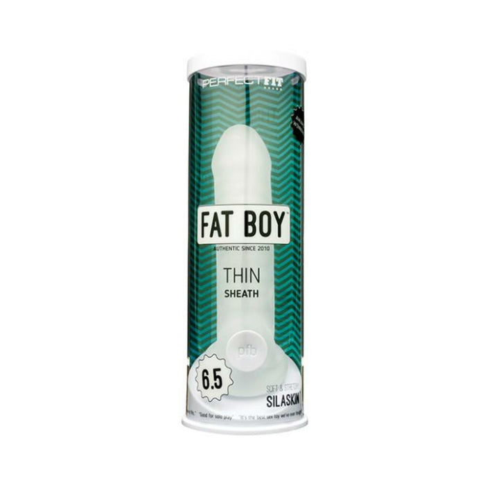 Perfect Fit Fat Boy Thin 6.5 inches Sheath Clear | cutebutkinky.com