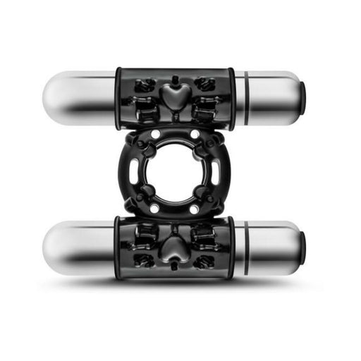Performance 10 Function Double Mega Bull Ring Black | cutebutkinky.com