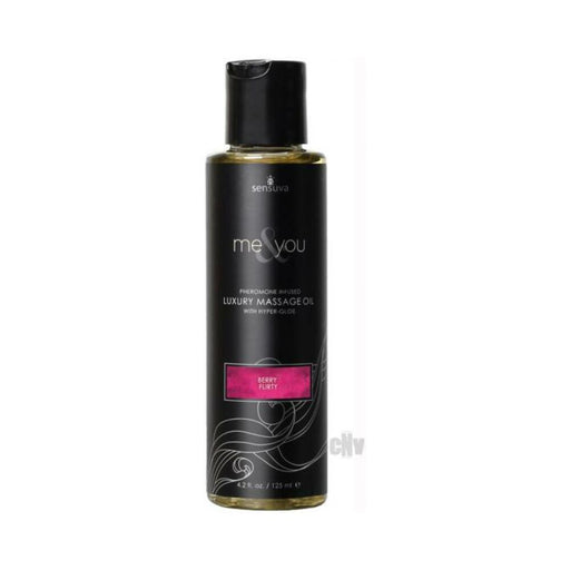Me & You Berry Flirty Massage Oil 4.2 Oz. | cutebutkinky.com