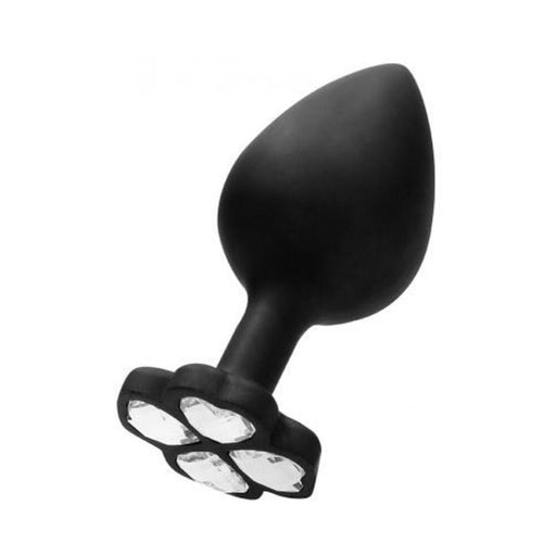 Ouch! Regular Lucky Diamond Butt Plug - Black | cutebutkinky.com