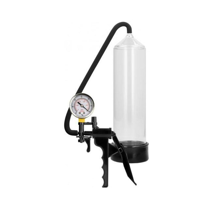 Pumped Elite Beginner Pump With Gauge Clear | cutebutkinky.com