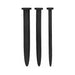 Shots Ouch Urethral Sounding Silicone Screw Plug Set - Black | cutebutkinky.com