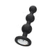 Ouch! Silicone Beaded Diamond Butt Plug - Black | cutebutkinky.com