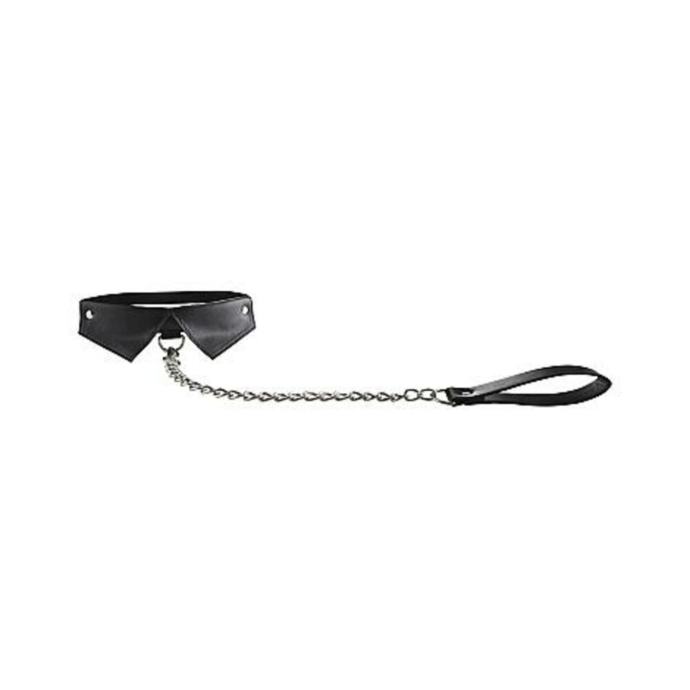 Ouch Exclusive Collar & Leash Black | cutebutkinky.com