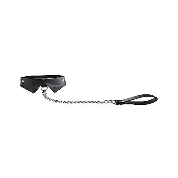 Ouch Exclusive Collar & Leash Black | cutebutkinky.com
