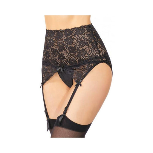 Garter Belt Black Os Hanging | cutebutkinky.com