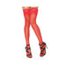Coquette Sheer Stocking Silicone Stay-up Red Os Xl | cutebutkinky.com