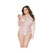 Crotchless Teddy Pink Os Xl | cutebutkinky.com