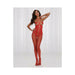 Dreamgirl Open-cup Bodystocking With Knitted Lace Teddy Design, Fishnet Legs, Open Crotch And Adjust | cutebutkinky.com