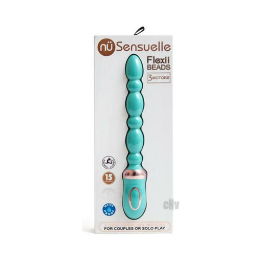 Sensuelle Flexii Beads Rechargeable Electric Blue | cutebutkinky.com