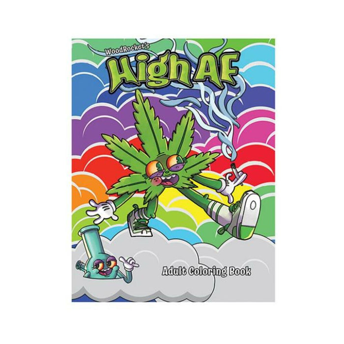 High Af Coloring Book | cutebutkinky.com