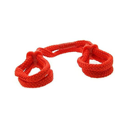 Fetish Fantasy Silk Rope Love Cuffs Red | cutebutkinky.com