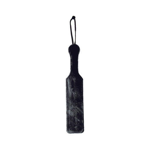 Leather Paddle With Black Fur | cutebutkinky.com