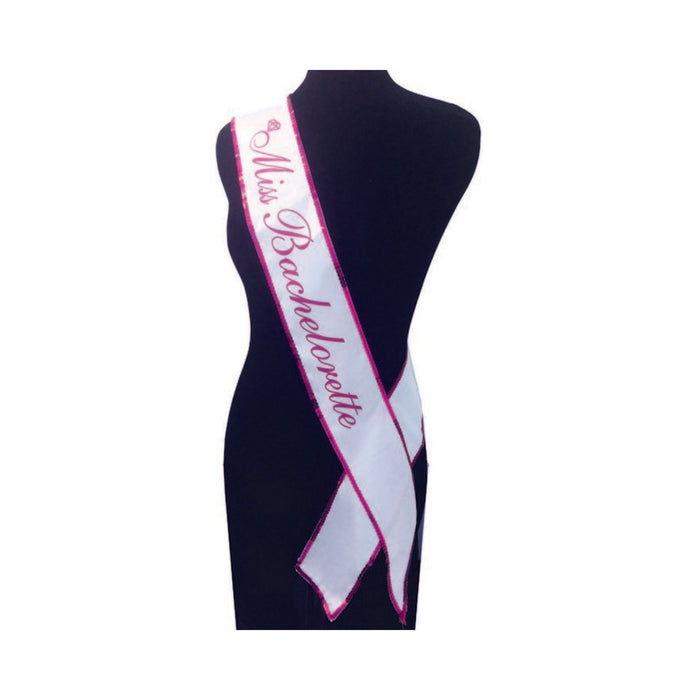 Miss Bachelorette Party Sash 5 Foot | cutebutkinky.com