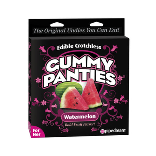 Edible Crotchless Gummy Panties Watermelon | cutebutkinky.com