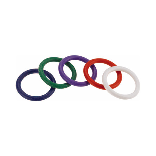 Spartacus Cock Ring Rainbow Set (4 Rubber Cock Rings) | cutebutkinky.com