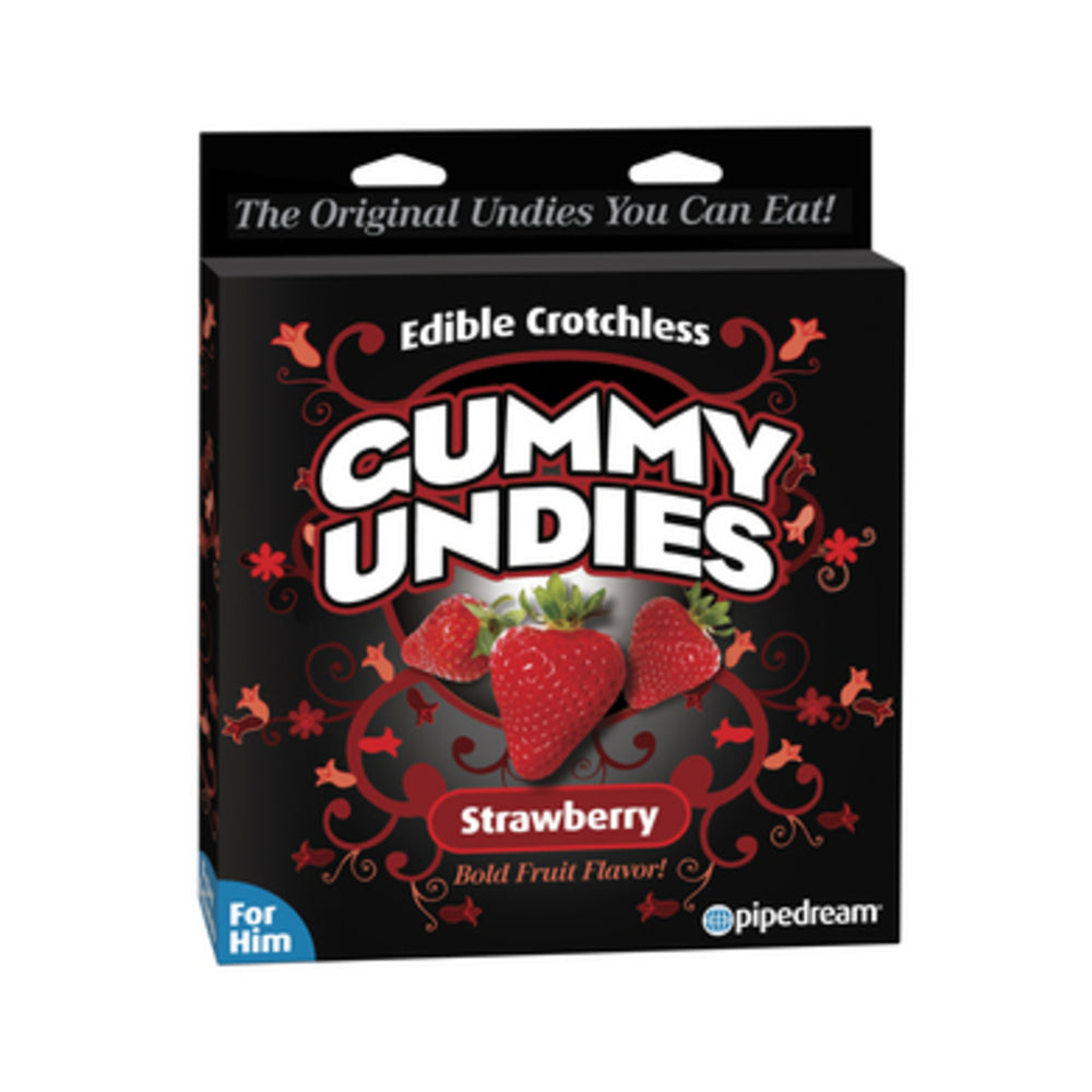 Edible Male Gummy Undies Strawberry | cutebutkinky.com