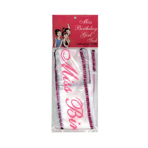 Miss Birthday Girl Sash | cutebutkinky.com