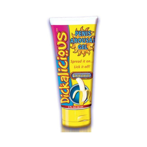 Dickalicious Penis Arousal Gel Banana 2oz | cutebutkinky.com