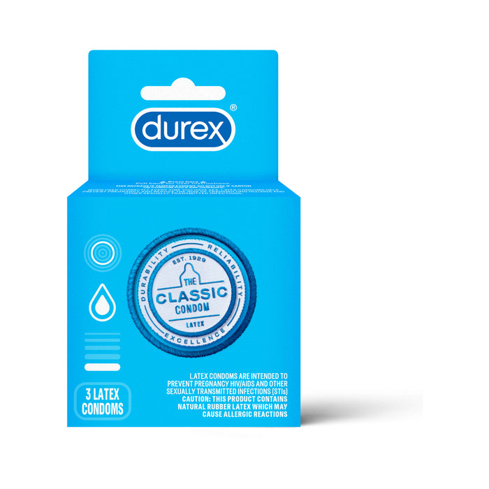 Durex XXL Lubricated 3 Pack Latex Condoms | cutebutkinky.com
