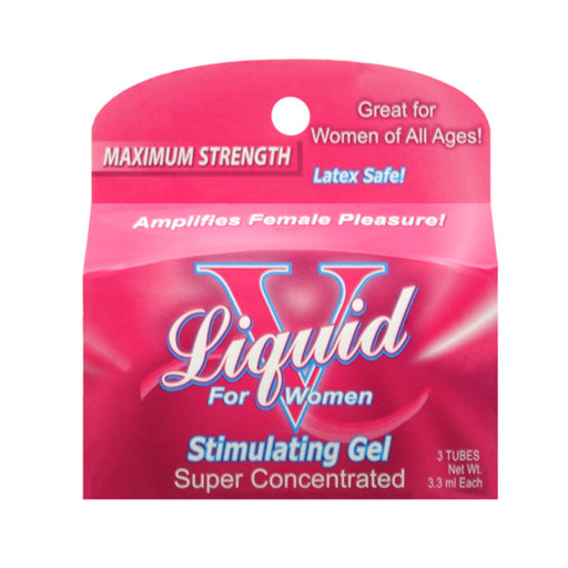 Liquid V  Stimulating Gel For Women 3 Tubes | cutebutkinky.com