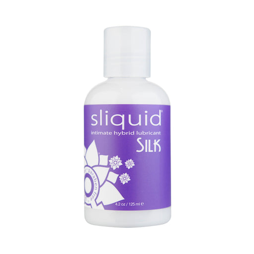 Sliquid Naturals Silk Hybrid Lubricant 4.2oz | cutebutkinky.com