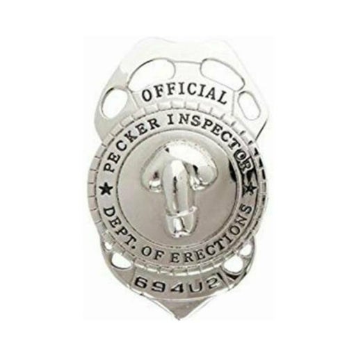 Official Pecker Inspector Badge | cutebutkinky.com