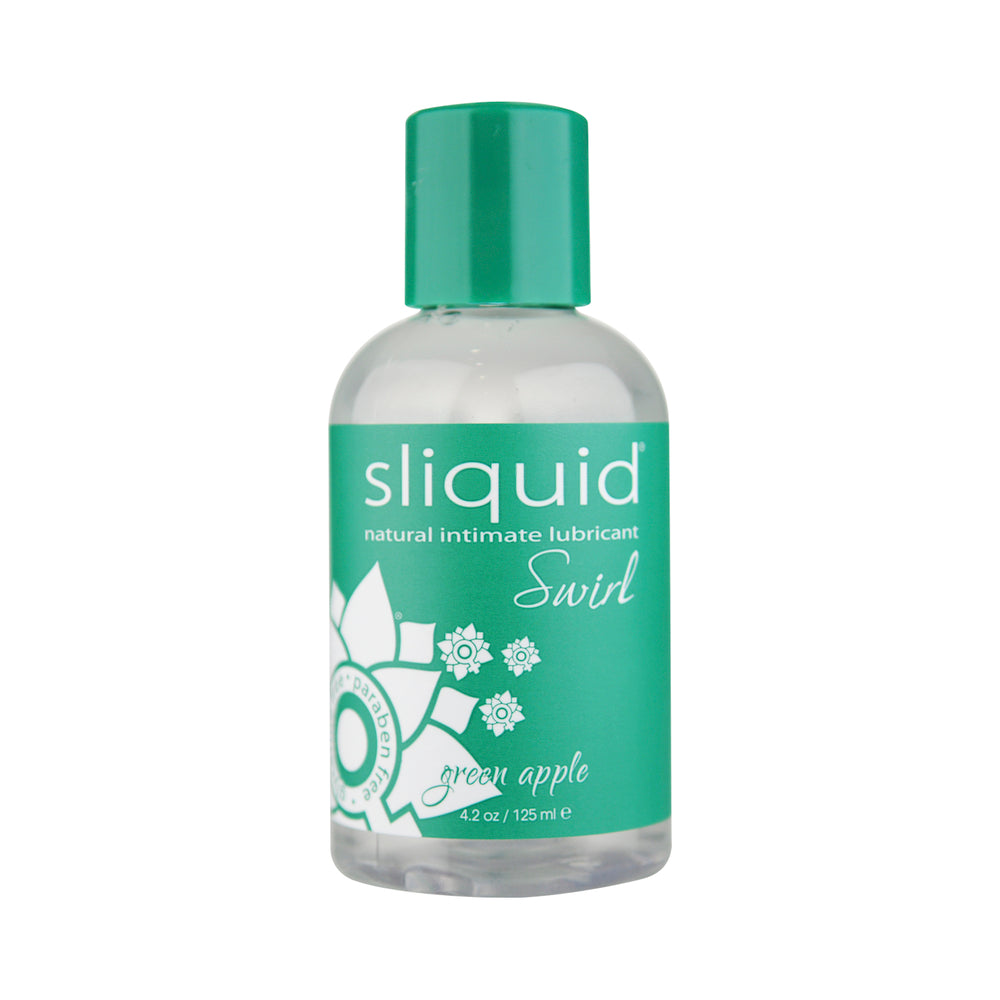Sliquid Swirl Lubricant Green Apple Tart 4.2oz | cutebutkinky.com