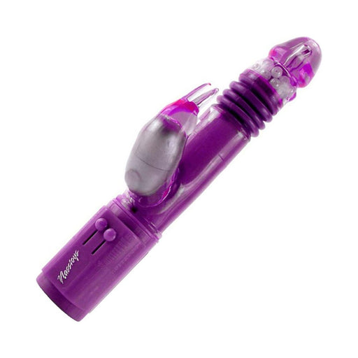 Deep Stroker Rabbit Vibe With Clit Stimulator - Purple | cutebutkinky.com