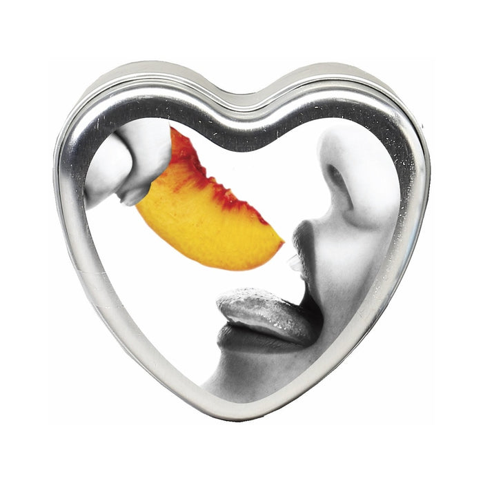 Edible Heart Candle - Peach | cutebutkinky.com
