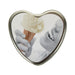 Earthly Body Edible Massage Candle Vanilla 4oz Heart Tin | cutebutkinky.com